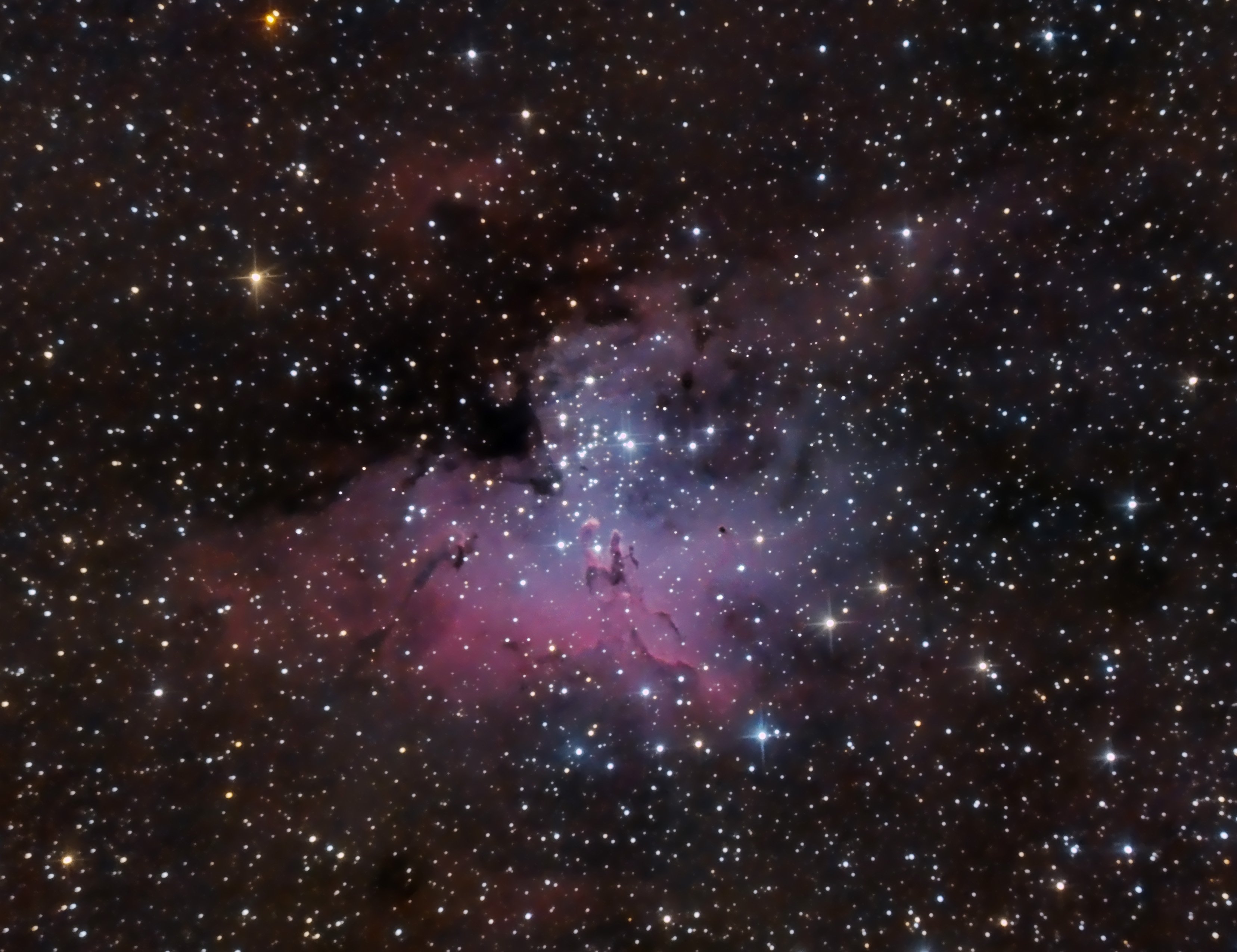 M16. Nebulosa del Aguila y los pilares de la creación. - Astrofotos de ...